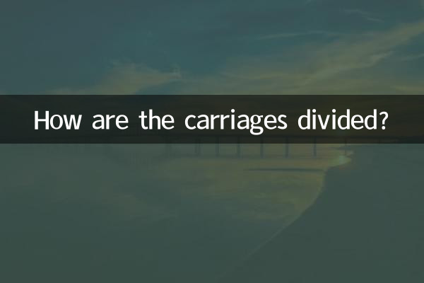 Come sono divise le carrozze?