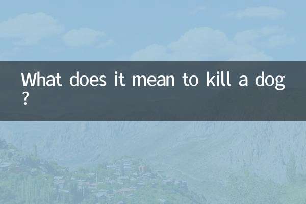 打死狗是什么意思