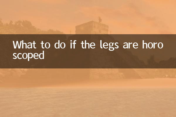 Cosa fare se le gambe sono oroscopate