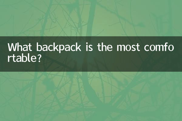 Qual è lo zaino più comodo?