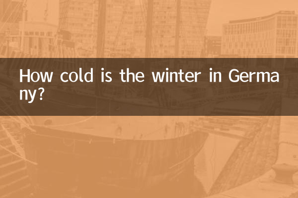 Quanto è freddo l'inverno in Germania?