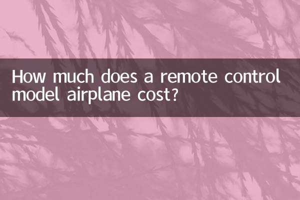 Quanto costa un modellino di aereo telecomandato?