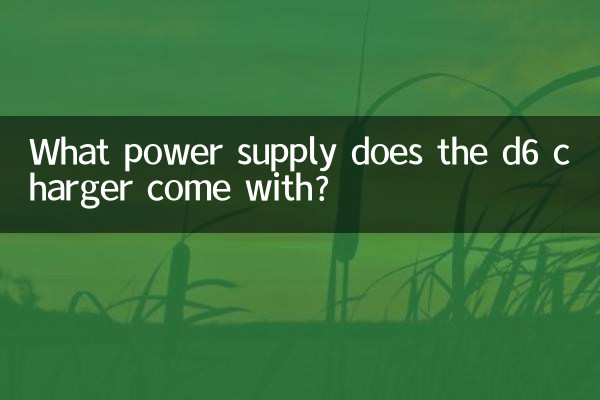 Con quale alimentatore viene fornito il caricabatterie d6?