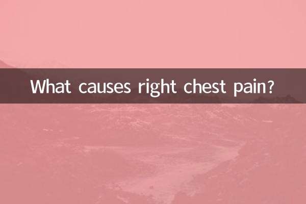 سینے کے دائیں درد کی وجہ کیا ہے؟