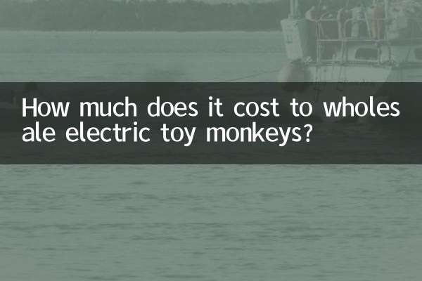 ¿Cuánto cuesta vender monos de juguete eléctricos al por mayor?