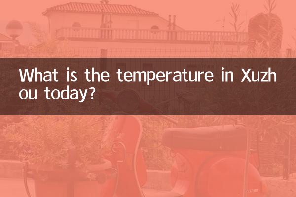 What is the temperature in Xuzhou today?