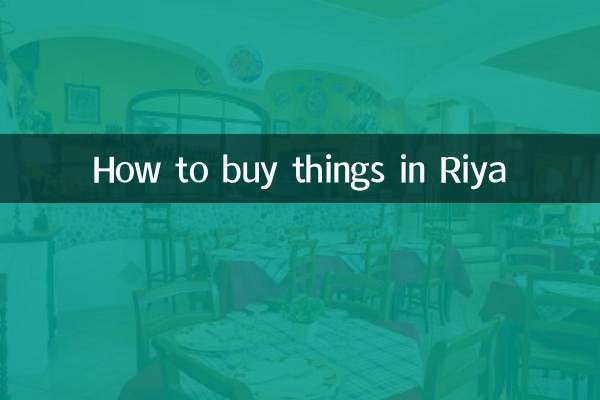 কিভাবে রিয়া জিনিস কিনবেন