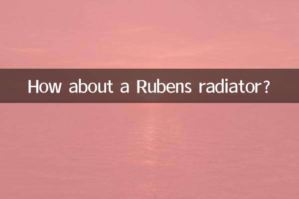 Wie wäre es mit einem Rubens-Heizkörper?