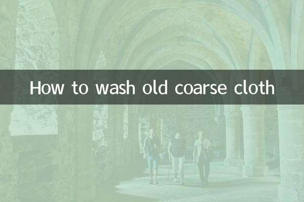 Como lavar pano velho e grosso