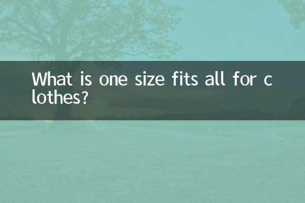 Qual è la taglia unica per i vestiti?