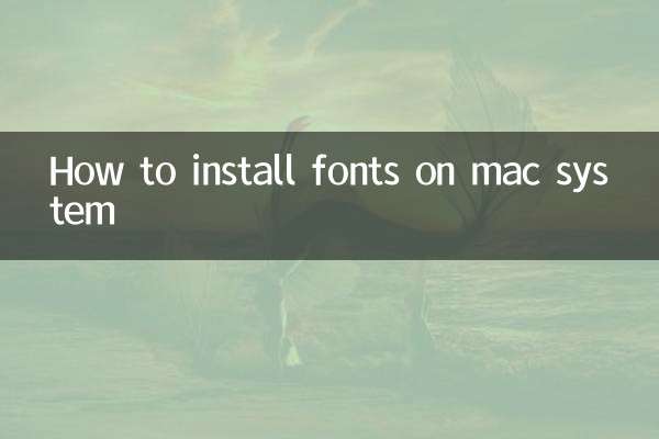 Como instalar fontes no sistema mac
