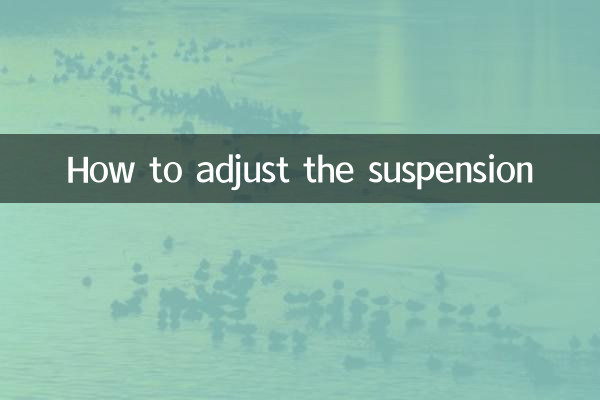 Como ajustar a suspensão