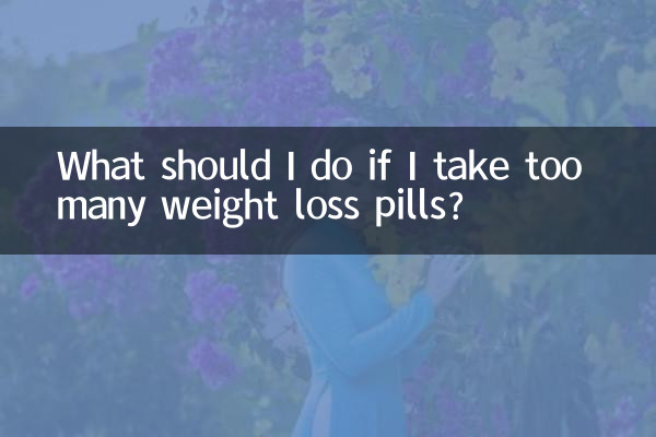 Was soll ich tun, wenn ich zu viele Abnehmpillen nehme?