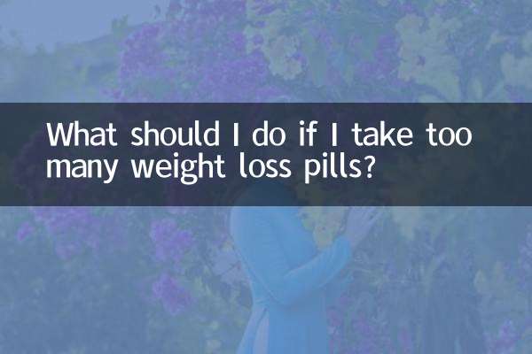 Was soll ich tun, wenn ich zu viele Abnehmpillen nehme?