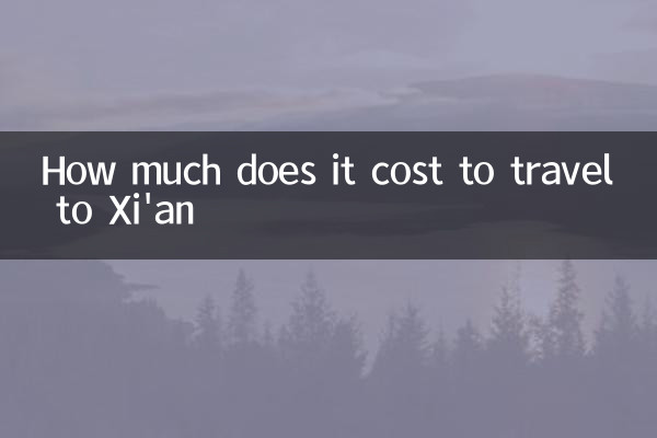 시안까지 여행하는 데 드는 비용은 얼마입니까?