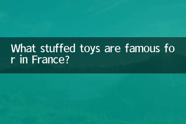 프랑스에서는 어떤 봉제인형이 유명할까요?