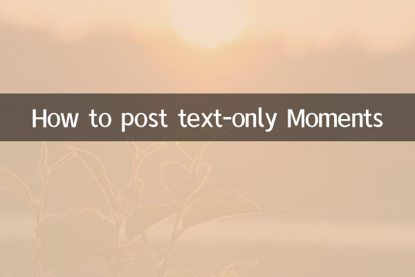 Cómo publicar momentos de solo texto