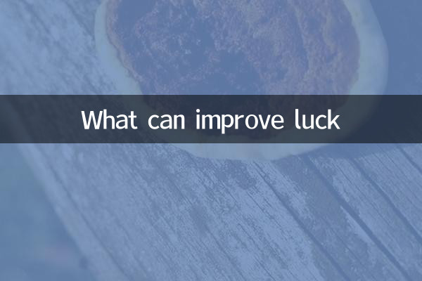 What can improve luck