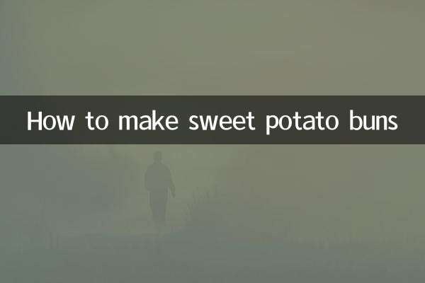 Comment faire des petits pains de patates douces