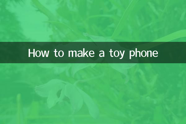 Cómo hacer un teléfono de juguete
