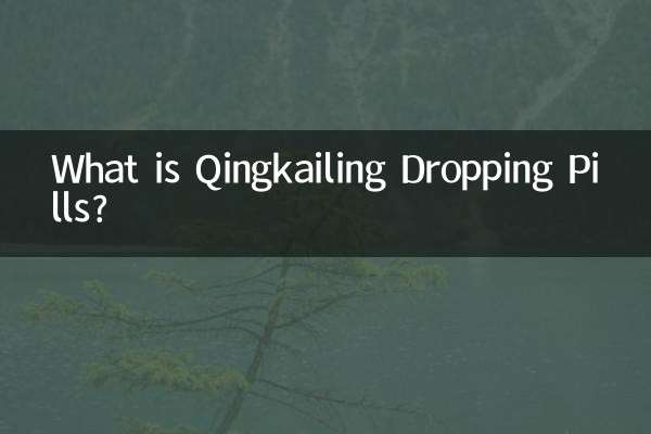 What is Qingkailing Dropping Pills?