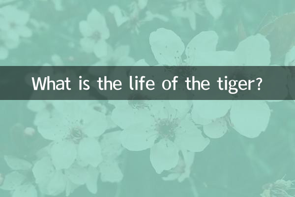 Qual é a vida do tigre?