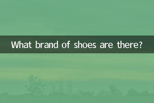 Que marcas de sapatos existem?