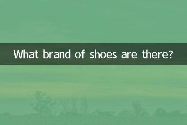 वहां किस ब्रांड के जूते हैं?