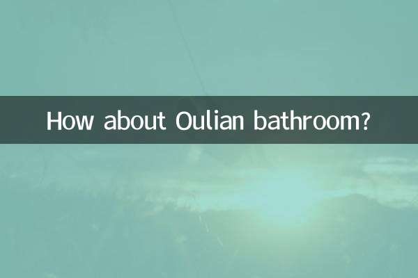 Que tal o banheiro Oulian?