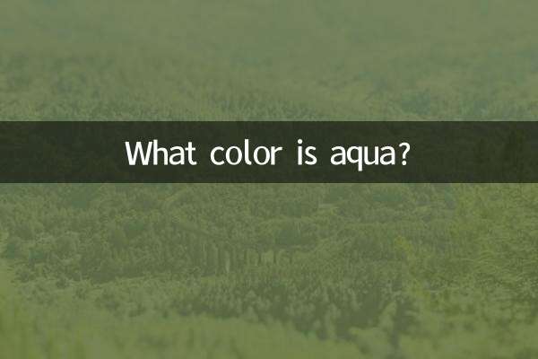 Qual é a cor do água?
