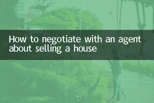 How to negotiate with an agent about selling a house