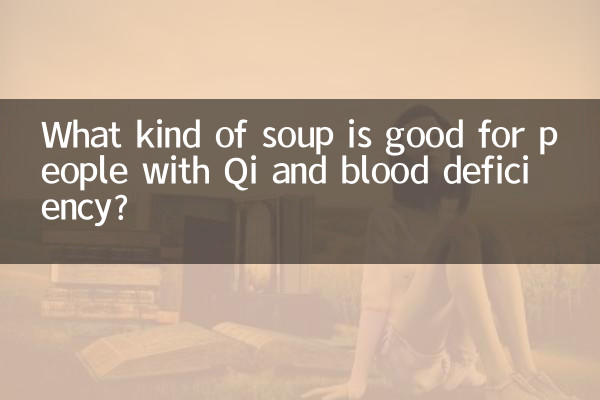 Que tipo de sopa é boa para pessoas com deficiência de Qi e sangue?