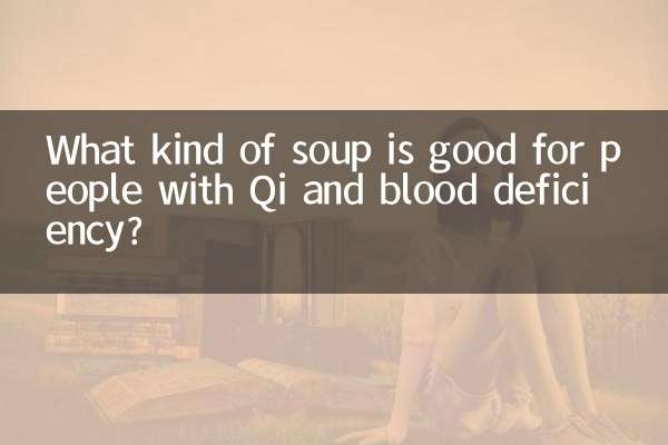 Que tipo de sopa é boa para pessoas com deficiência de Qi e sangue?