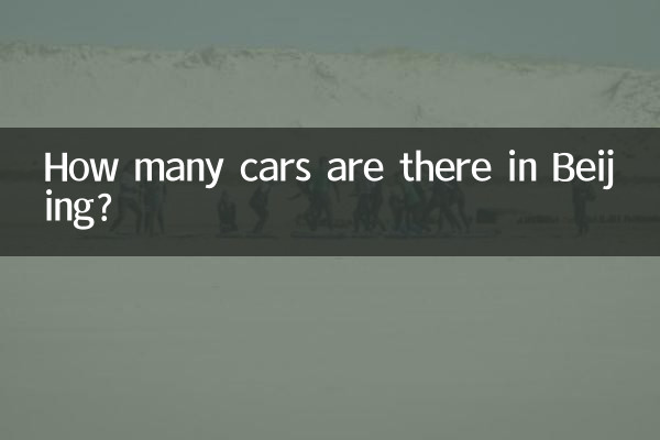 Сколько машин в Пекине?