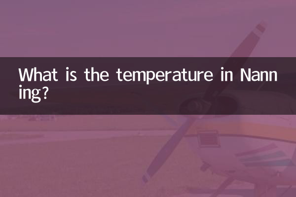 난닝의 기온은 무엇입니까?
