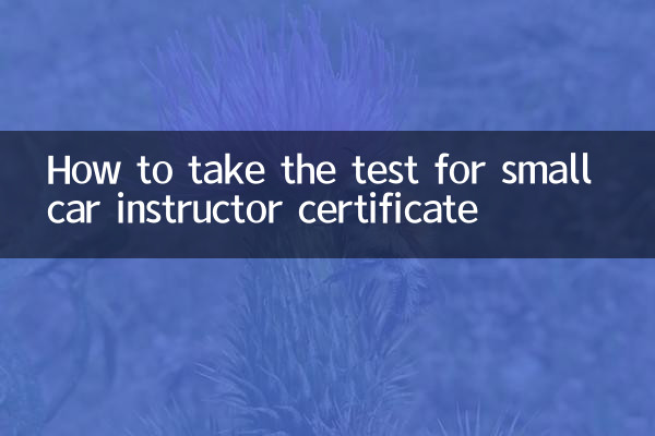 小车教练证怎么考