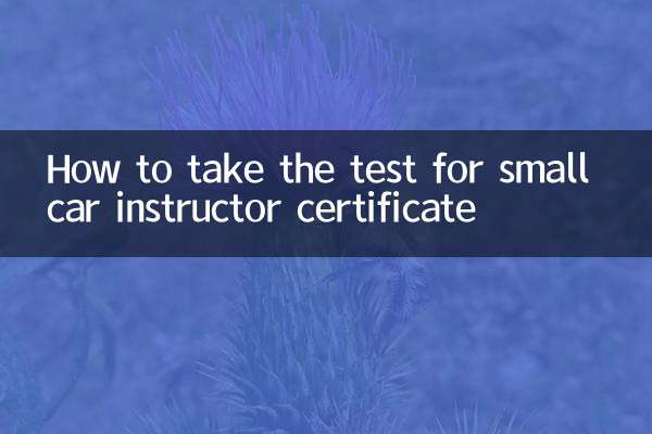 ছোট গাড়ির প্রশিক্ষক শংসাপত্রের জন্য কীভাবে পরীক্ষা দিতে হয়