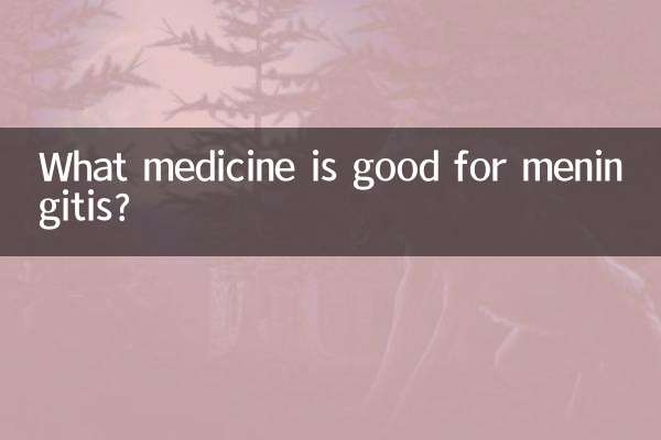 Какое лекарство полезно при менингите?
