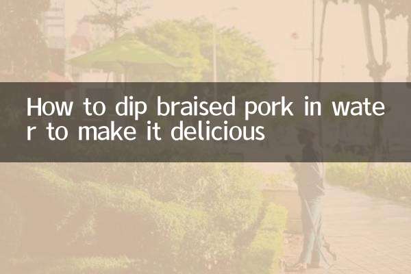 چگونه گوشت خوک پخته شده را در آب فرو کنیم تا خوشمزه شود