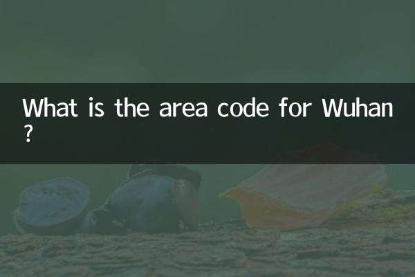 What is the area code for Wuhan?