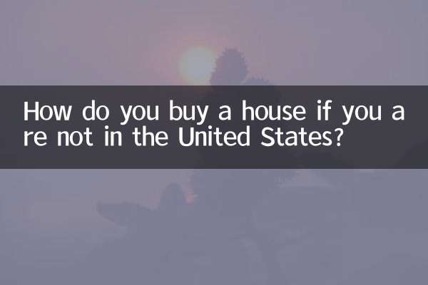 Wie kauft man ein Haus, wenn man nicht in den USA ist?