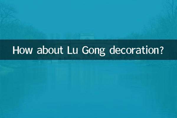 Que tal a decoração Lu Gong?