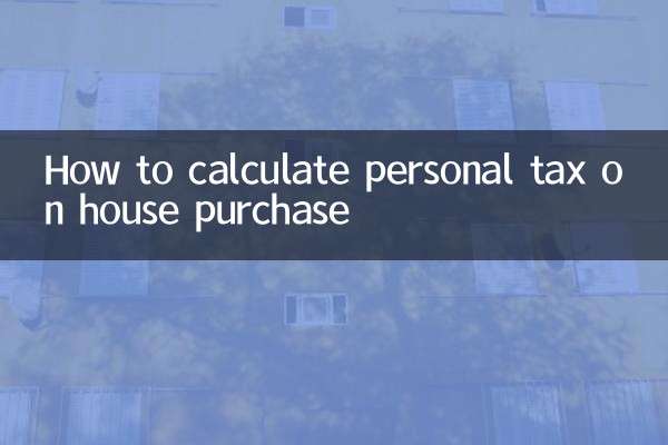 Cómo calcular el impuesto personal sobre la compra de una vivienda