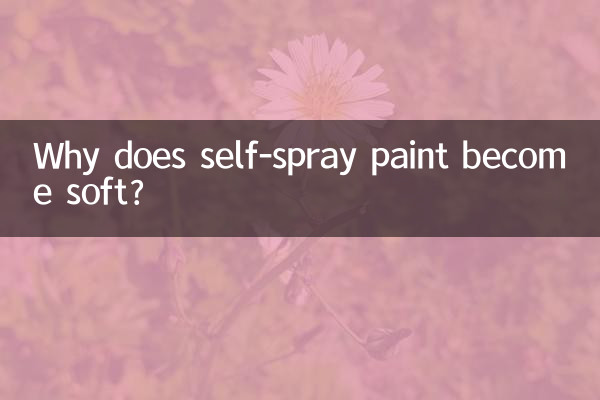 Why does self-spray paint become soft?