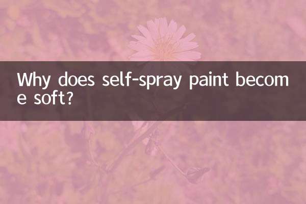 Why does self-spray paint become soft?