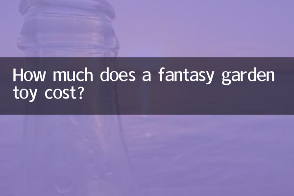 How much does a fantasy garden toy cost?