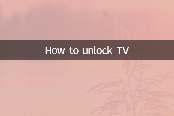 Come sbloccare la TV