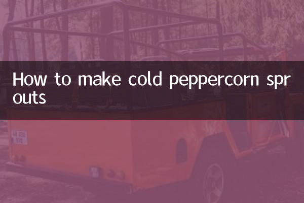 Como fazer brotos de pimenta fria