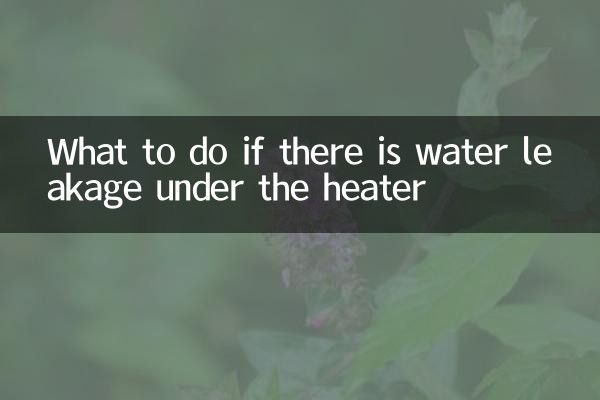 暖氣下面漏水怎麼辦