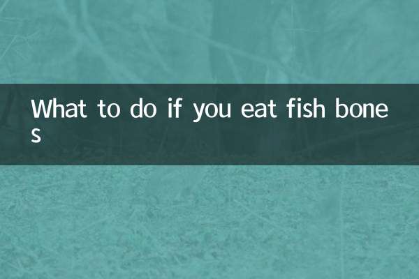 Что делать, если вы съели рыбные кости